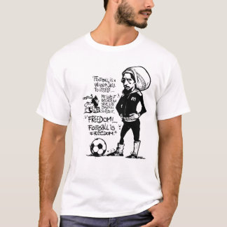 Camiseta O futebol é liberdade