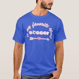 Camiseta O futebol é meu esporte favorito amigos família