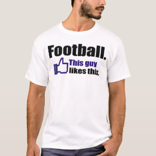 Camiseta O futebol, esta cara gosta deste