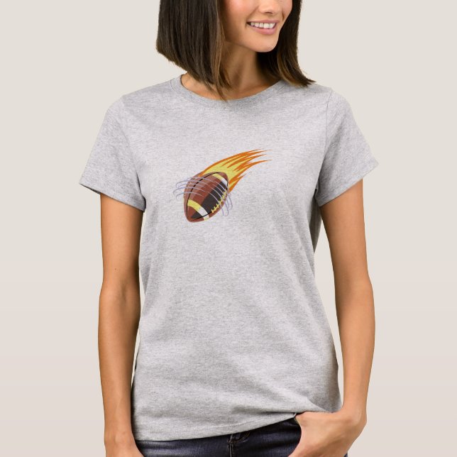 Camiseta O Futebol Flamejante - (Frente)