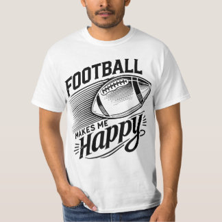 Camiseta O futebol me deixa feliz