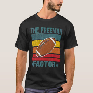 Camiseta O Futebol Padrão Do Fator Freeman Para Mim