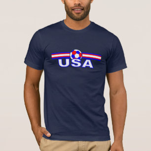 Camiseta O futebol SV dos EUA projeta