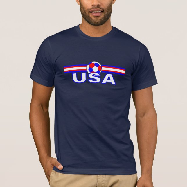 Camiseta O futebol SV dos EUA projeta (Frente)