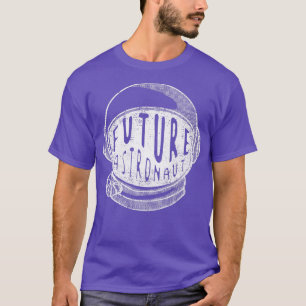 Camiseta O Futuro Astronauta do Capacete Sobrevoou T-Shir P