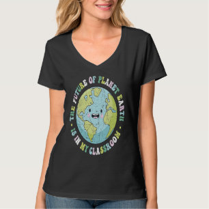 Camiseta O Futuro Do Planeta Terra Está Na Minha Sala De Au