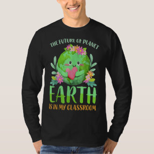 Camiseta O Futuro Do Planeta Terra Está No Meu Teac De Sala