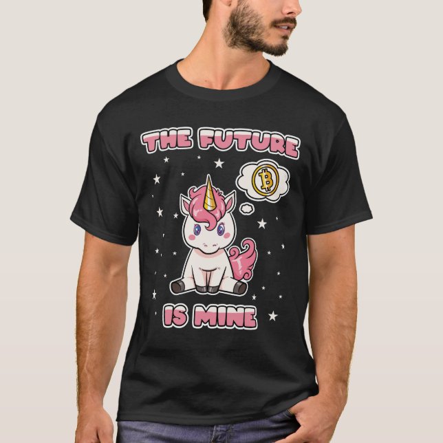 Camiseta O Futuro É A Criptomoeda Criptomoeda Da Minha Bíbl (Frente)