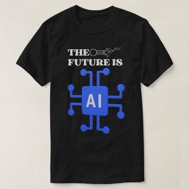 Camiseta O futuro é a IA (Frente do Design)