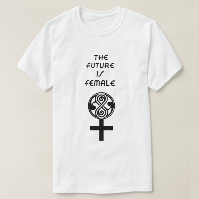 Camiseta O futuro é a T-Shirt feminina (Frente do Design)