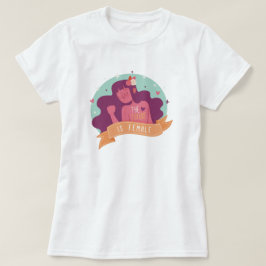 Camiseta O futuro é a T-Shirt feminina