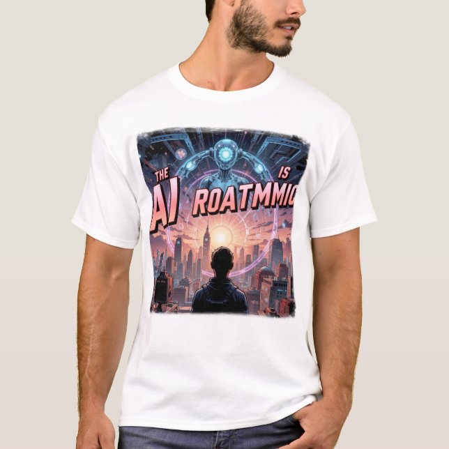 Camiseta O futuro é algorítmico" (Frente)