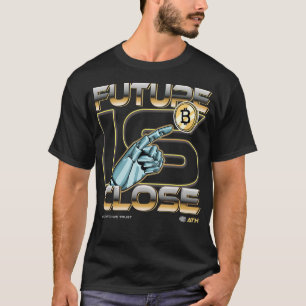 Camiseta O Futuro É Artificial De Moedas Cripto De Bitmoney