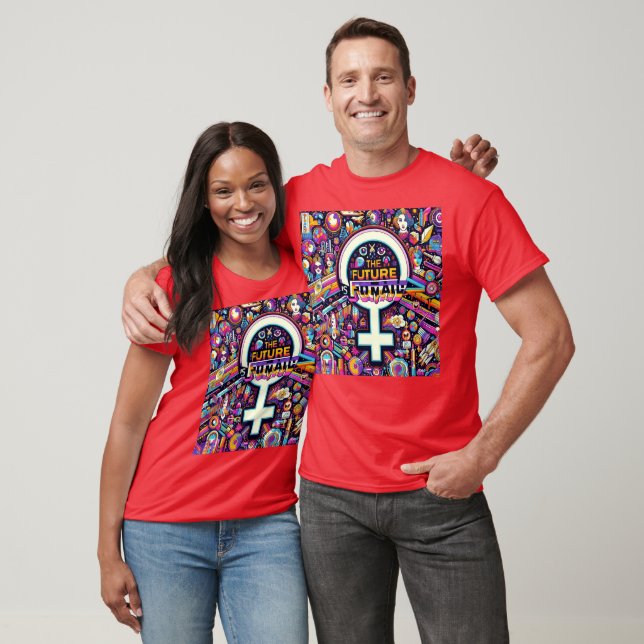 Camiseta O futuro é feminino, e é agora (Unissex)