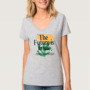 Camiseta O Futuro É Flor Feminina