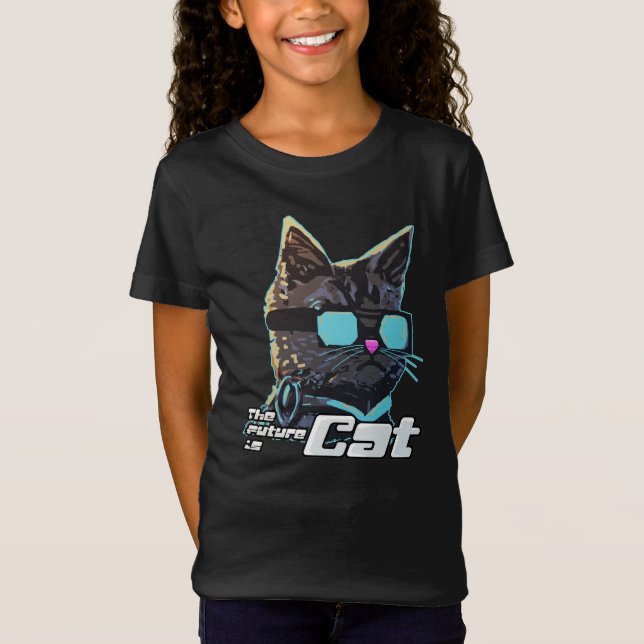 Camiseta O Futuro é Gato (Frente)