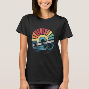 Camiseta O Futuro É Inclusivo Direitos LGBT Orgulho Gay 