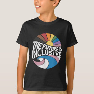 Camiseta O Futuro É Inclusivo Lgbt Direitos Gay Orgulho _2