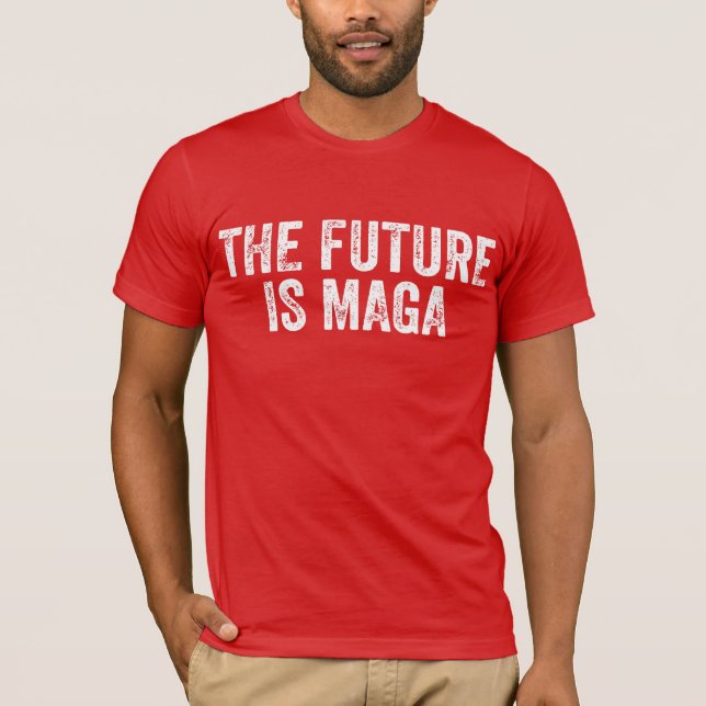 Camiseta O Futuro É MAGA - Eleições 2024 (Frente)