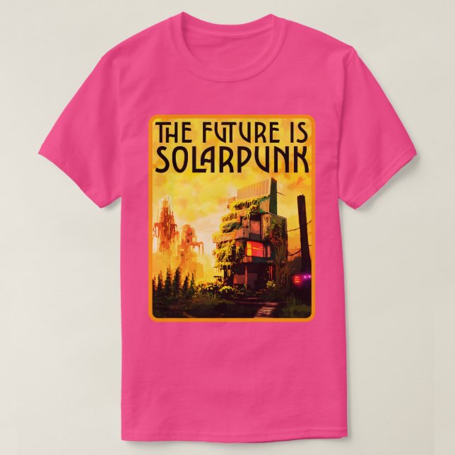 CAMISETA O FUTURO É SOLARPUNK (Frente do Design)