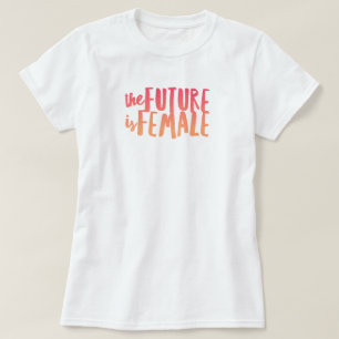 Camiseta O futuro é t-shirt fêmea