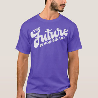 Camiseta O Futuro É Um Genderqueado Não-Binário De Identida