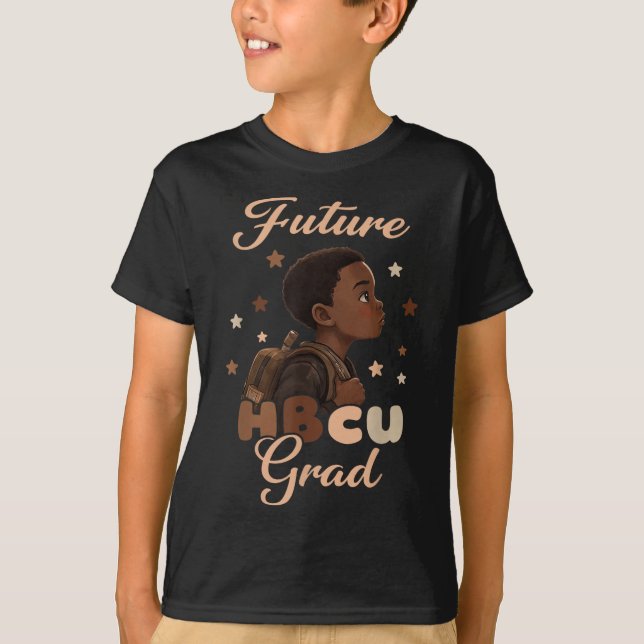 Camiseta O Futuro Hbcu Formando História Negra Formatação d (Frente)