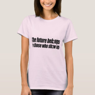 Camiseta O Futuro Pertence (Transparente Preta)