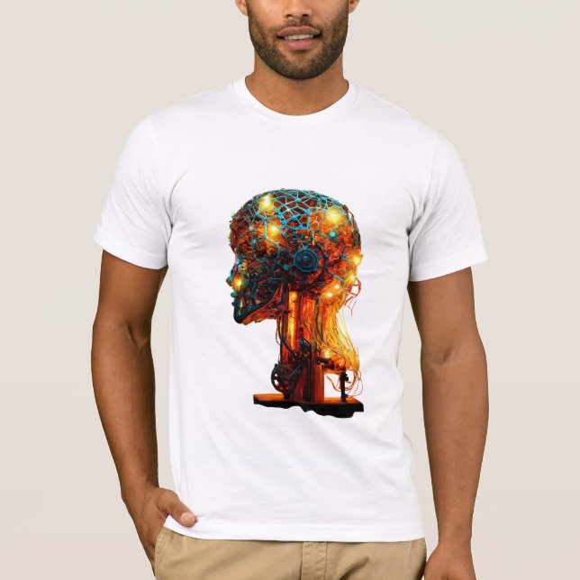 Camiseta O futuro que construímos: Powered by A (Frente)