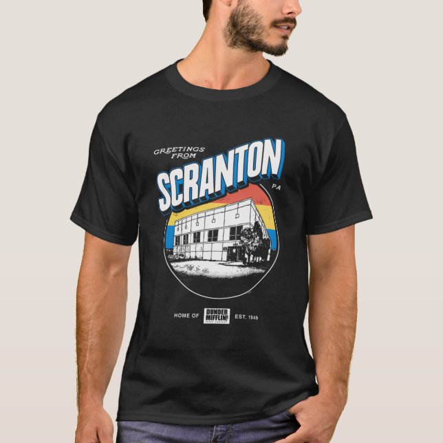 Camiseta O Gabinete Aplaude Scranton (Frente)