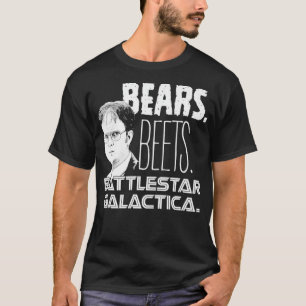 Camiseta O Gabinete Bears Beets Dwight Head Premium