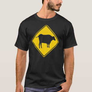 CAMISETA O GADO ACOBARDA-SE NO SINAL DE ESTRADA