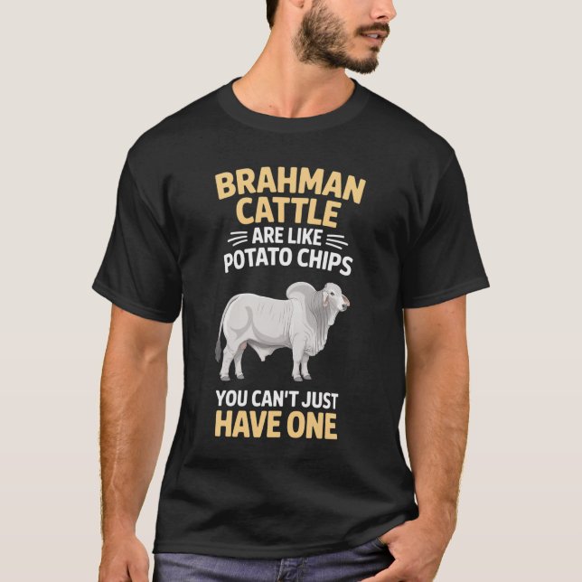 Camiseta O Gado Brahman É Como Os Brâmanes (Frente)