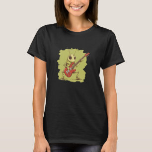 Camiseta O Gafanhoto Rockstar Trazendo o Groove com o Guit