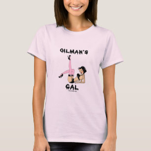 Camiseta O galão do Oilman, t-shirt das senhoras, campo