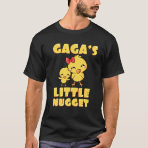 Camiseta O Galinha-Nugget da Gaga amava a vovó mãe