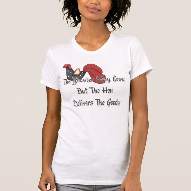 Camiseta O Galo Pode Cortar Tee (Frente)