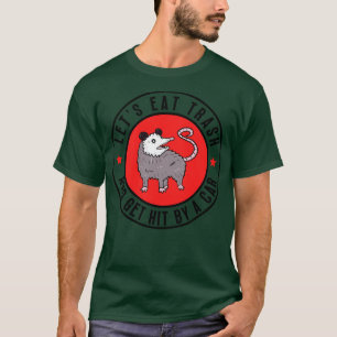 Camiseta O gambá come lixo e é atingido por 7
