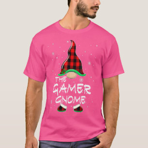 Camiseta O Gamer Gnomo Red Buffalo - Xadrez de Natal Pajama