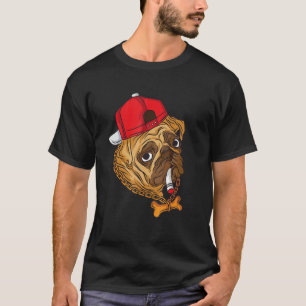 Camiseta O Gangster Bulldog Cão Animal Pug Bulldog