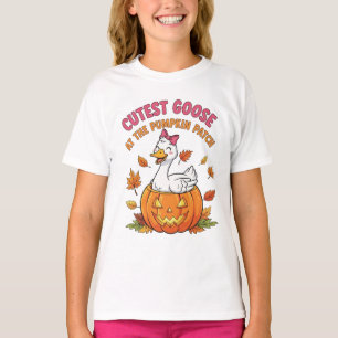 Camiseta O ganso mais alto do Dia de as Bruxas engraçado do