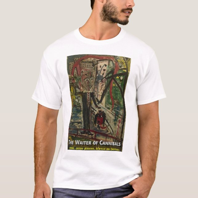 CAMISETA O GARÇOM DOS CANIBAIS (Frente)