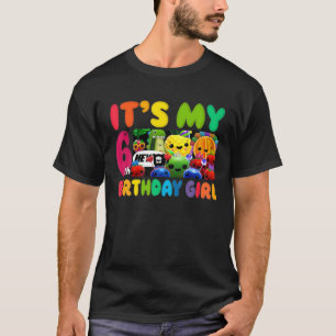 Camiseta O Garoto É Minha 6 Aniversário De 6 Anos De Fruta