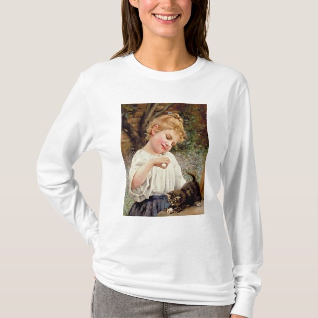 Camiseta O gatinho brincalhão (Frente)