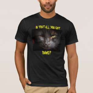 Camiseta O gatinho da conversa do lixo "é que tudo que voc