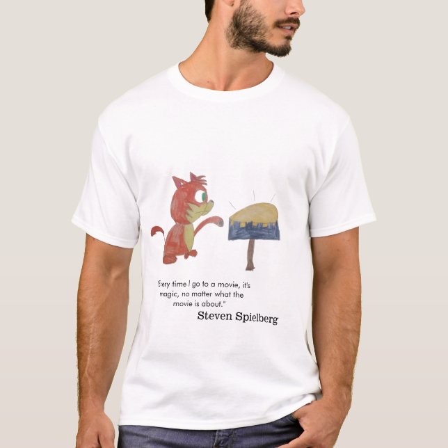 Camiseta O Gatinho e o Zoetrope (Frente)