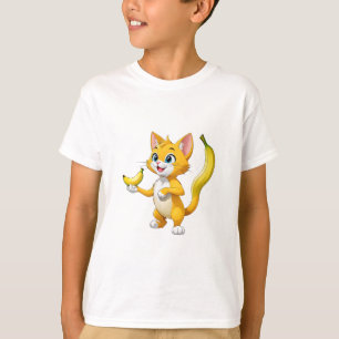 Camiseta "O Gatinho vai para as bananas"