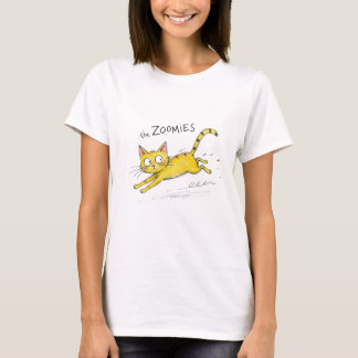 CAMISETA O GATO AMARELO ENGRAÇADO COM ZOOMIES