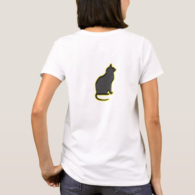 Camiseta O Gato Brilhante - (Verso)
