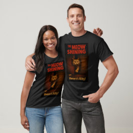 Camiseta O Gato Brilhante Paródia do Meow